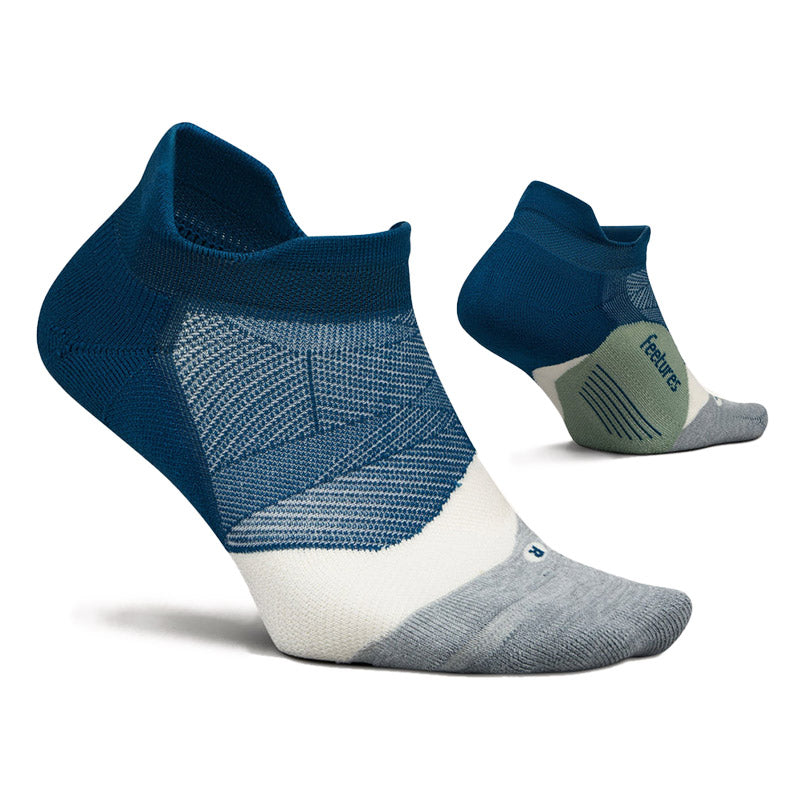 ELITE LIGHT CUSHION NO SHOW TAB - Midnight Woods フィーチャーズ アンクル丈 ランニングソックス ミッドナイトウッズ