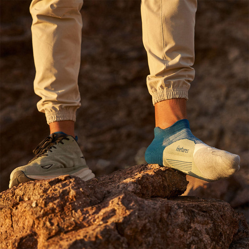 ELITE LIGHT CUSHION NO SHOW TAB - Midnight Woods フィーチャーズ アンクル丈 ランニングソックス ミッドナイトウッズ