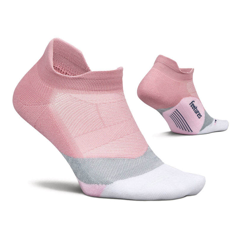 ELITE LIGHT CUSHION NO SHOW TAB - Pink Orchard フィーチャーズ アンクル丈 ランニングソックス ピンクオーチャード