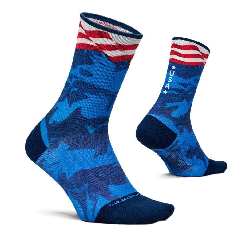 Feetures ELITE LIGHT CUSHION  MINI CREW - Limited Edition - USA フィーチャーズ クルー丈 ランニングソックス 限定モデル USA