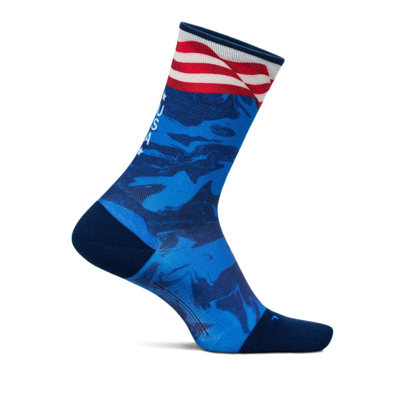 Feetures ELITE LIGHT CUSHION  MINI CREW - Limited Edition - USA フィーチャーズ クルー丈 ランニングソックス 限定モデル USA