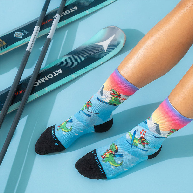 Feetures ELITE LIGHT CUSHION  MINI CREW - Limited Edition - Ski-Rex フィーチャーズ ミニクルー丈 ランニングソックス 限定モデル スキーレックス