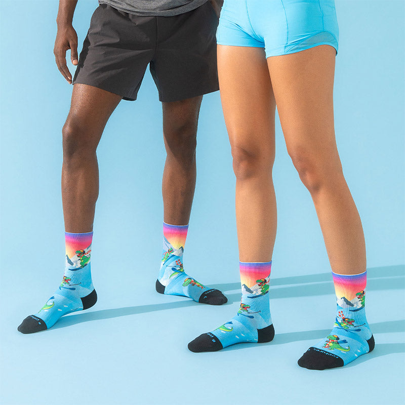 Feetures ELITE LIGHT CUSHION  MINI CREW - Limited Edition - Ski-Rex フィーチャーズ ミニクルー丈 ランニングソックス 限定モデル スキーレックス