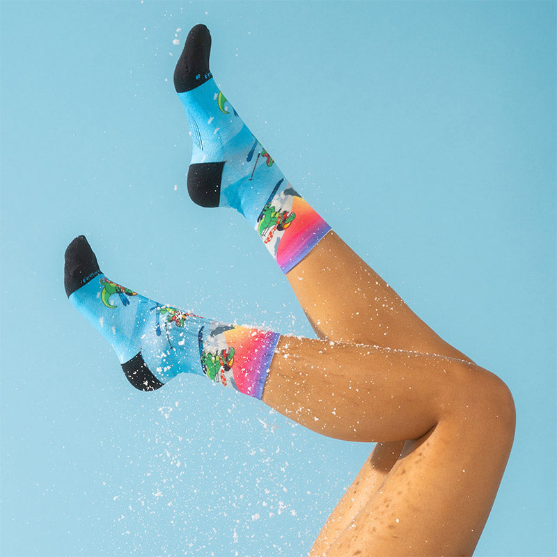 Feetures ELITE LIGHT CUSHION  MINI CREW - Limited Edition - Ski-Rex フィーチャーズ ミニクルー丈 ランニングソックス 限定モデル スキーレックス