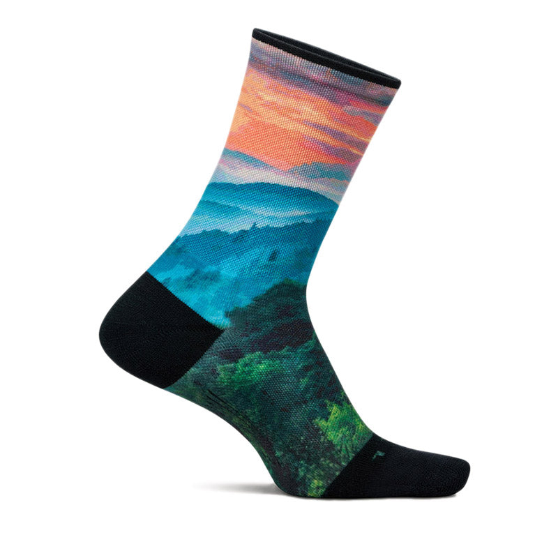 Feetures ELITE LIGHT CUSHION  MINI CREW - Limited Edition - Smoky フィーチャーズ クルー丈 ランニングソックス 限定モデル スモーキー