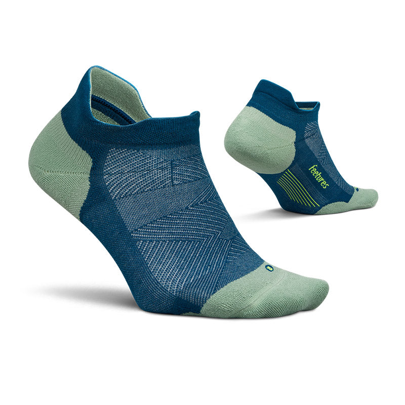 Feetures ELITE MAX CUSHION NO SHOW TAB - Midnight Woods フィーチャーズ アンクル丈 ランニングソックス ミッドナイトウッズ