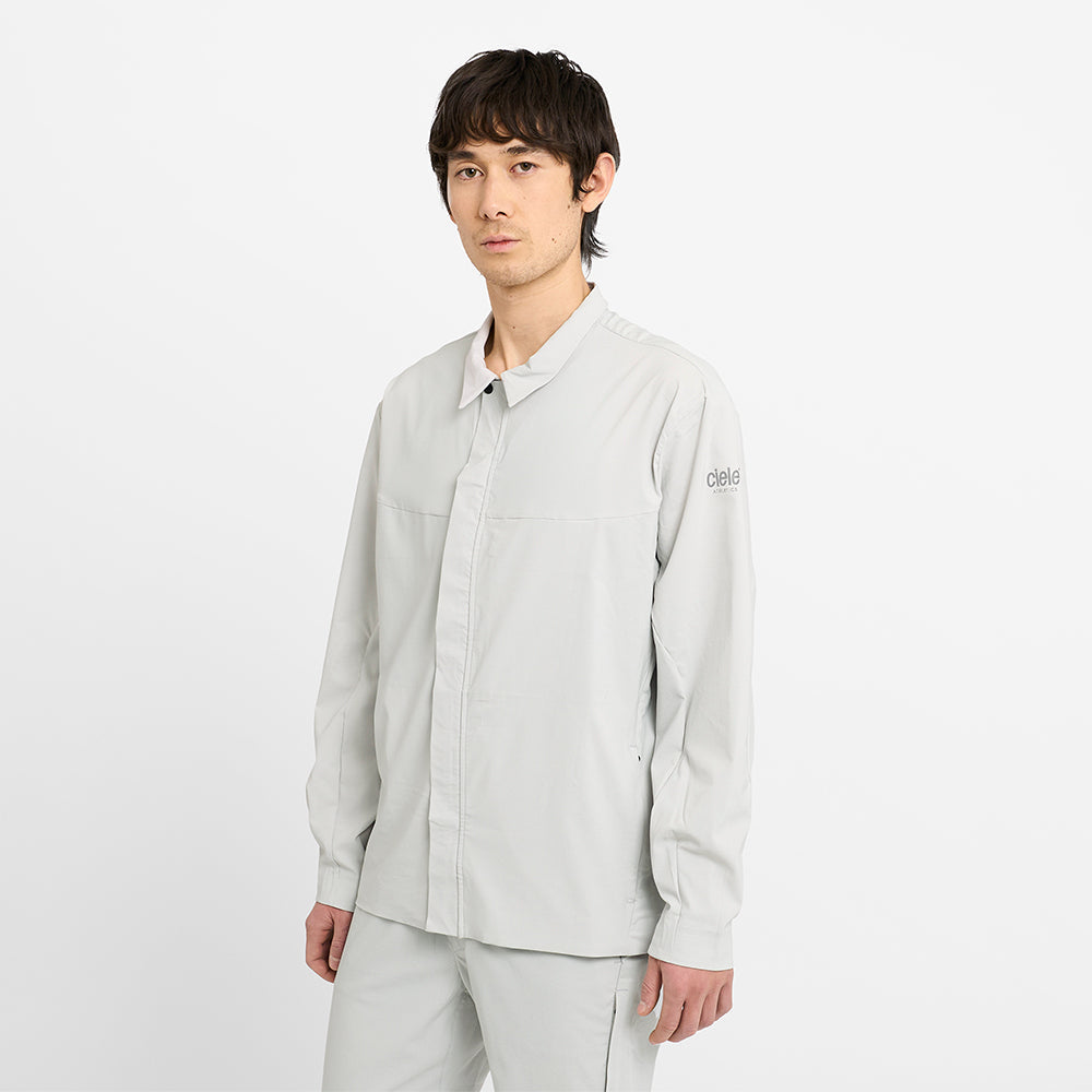 Ciele Athletics M CCJacket - Light Grey シエルアスレチックス メンズ シーシージャケット ライトグレー