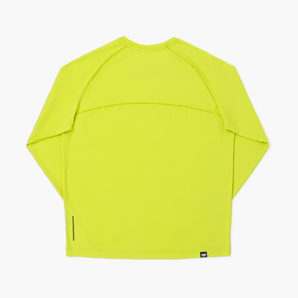 Ciele Athletics M DLYLongsleeve - Lime Green - MENS シエルアスレチックス メンズ ディーエルワイ ロングスリーブ ライムグリーン