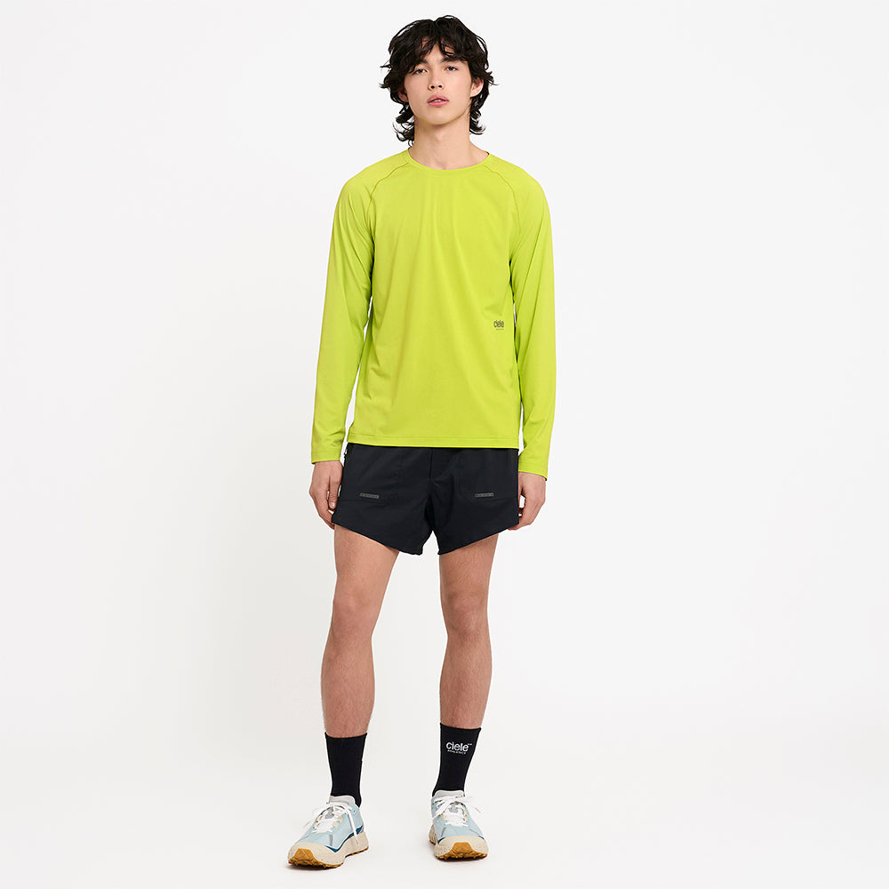 Ciele Athletics M DLYLongsleeve - Lime Green - MENS シエルアスレチックス メンズ ディーエルワイ ロングスリーブ ライムグリーン