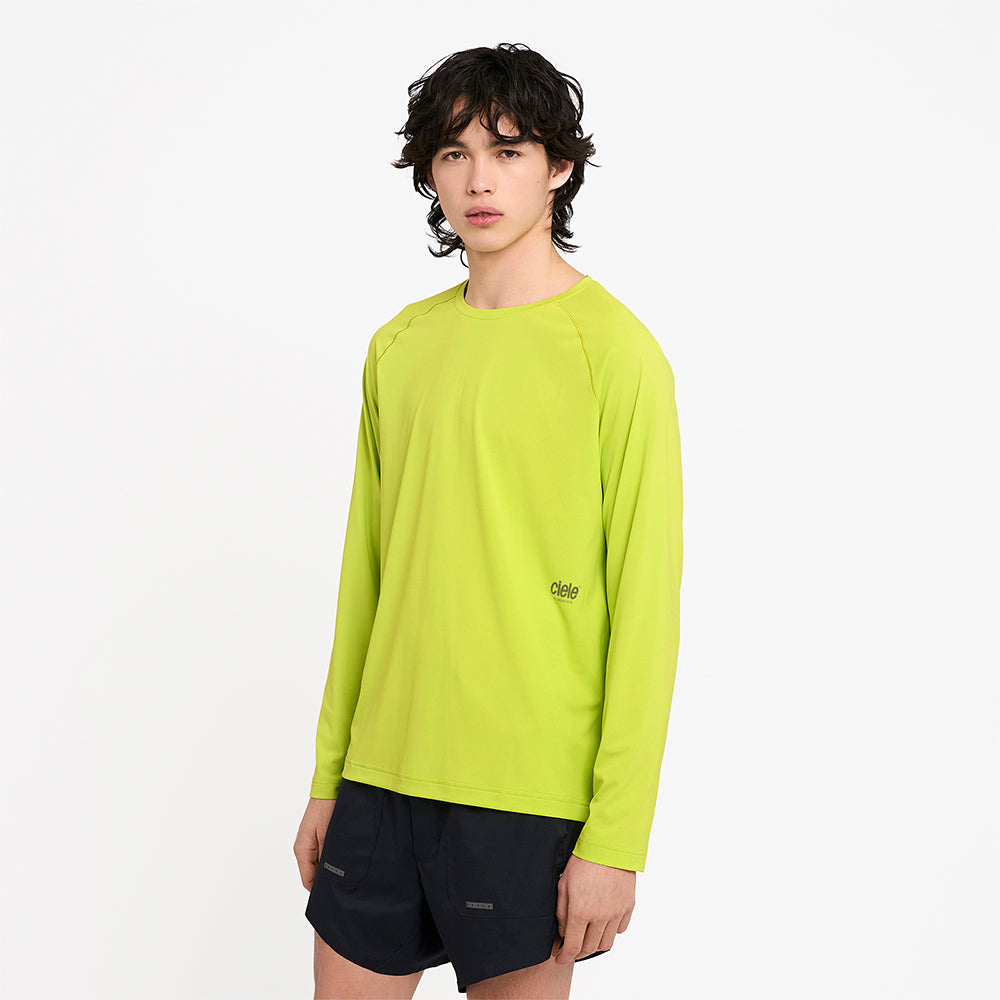 Ciele Athletics M DLYLongsleeve - Lime Green - MENS シエルアスレチックス メンズ ディーエルワイ ロングスリーブ ライムグリーン