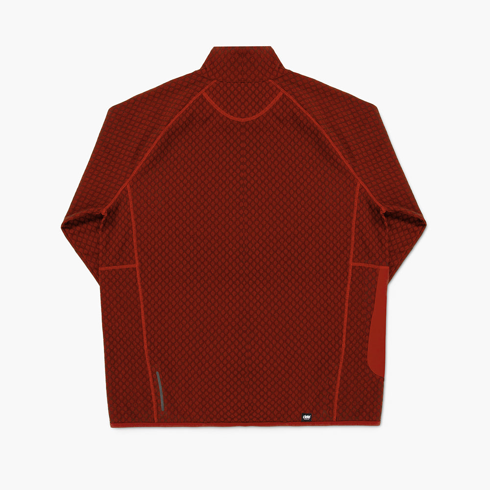 Ciele Athletics M VLVHalfzip - Clay - MENS シエルアスレチックス メンズ ブイエルブイハーフジップ クレイ