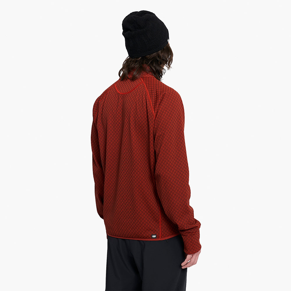 Ciele Athletics M VLVHalfzip - Clay - MENS シエルアスレチックス メンズ ブイエルブイハーフジップ クレイ