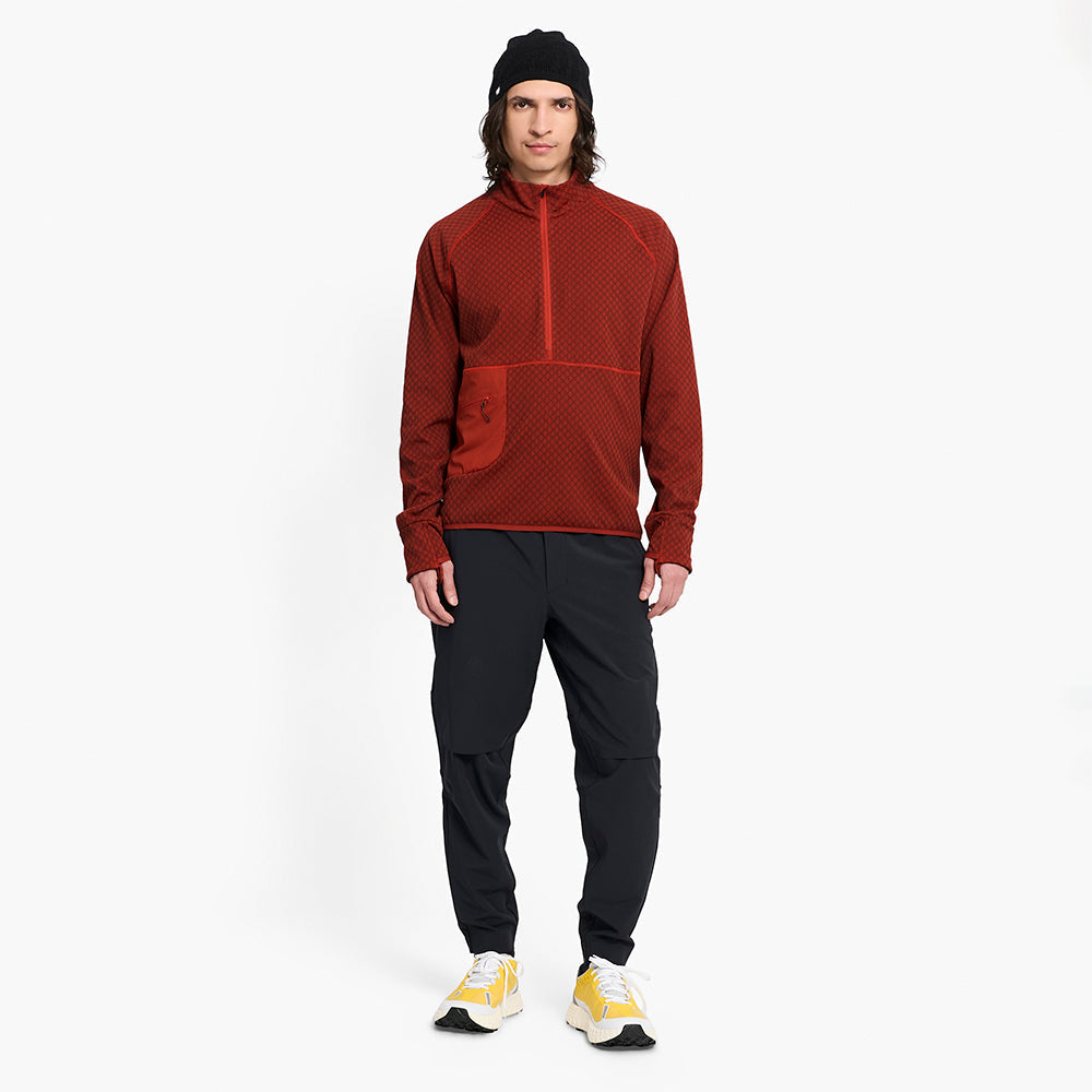 Ciele Athletics M VLVHalfzip - Clay - MENS シエルアスレチックス メンズ ブイエルブイハーフジップ クレイ