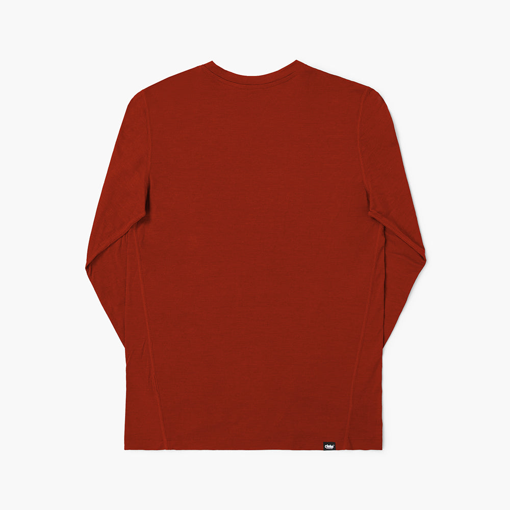 Ciele Athletics M HLSLongsleeve - Clay - MENS シエルアスレチックス メンズ エイチエルエスロングスリーブ クレイ