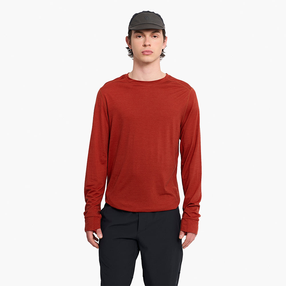 Ciele Athletics M HLSLongsleeve - Clay - MENS シエルアスレチックス メンズ エイチエルエスロングスリーブ クレイ