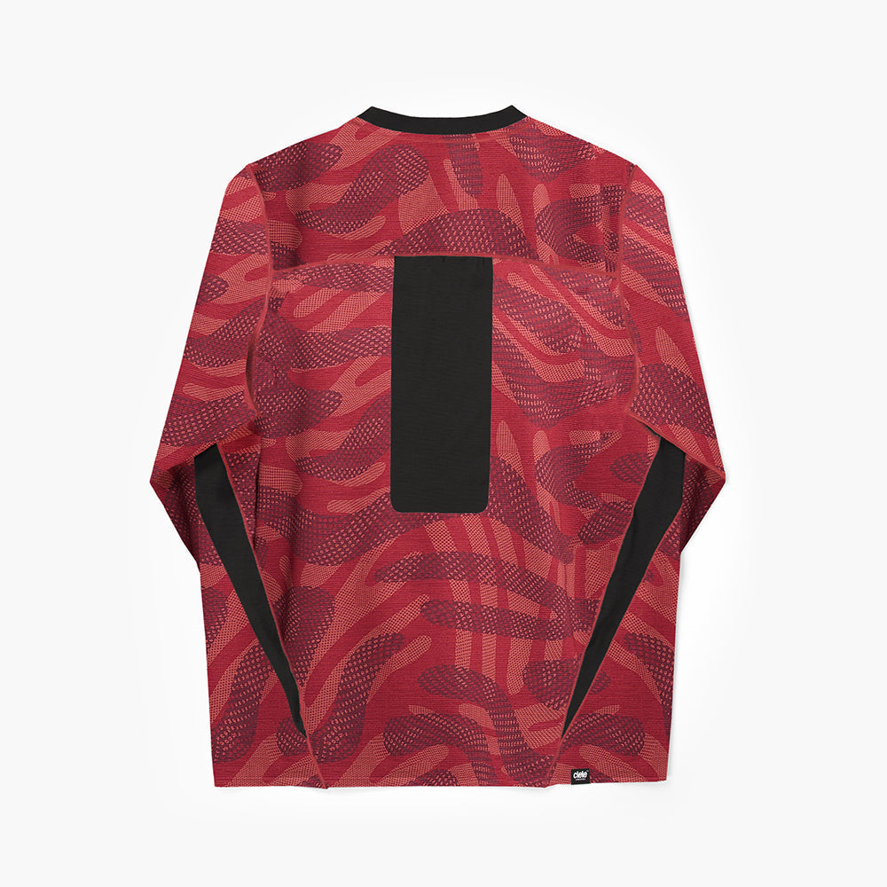 Ciele Athletics M WRPLongsleeve - Zeeb Merlot - MENS シエルアスレチックス メンズ ダブリューアールピー ロングスリーブ ジーブマーロット