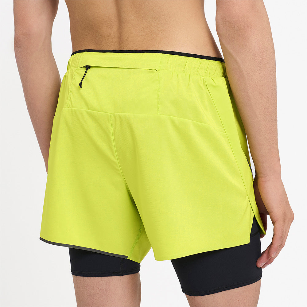 Ciele Athletics M DLYShort 5" Long Brief - Lime Green - MENS シエルアスレチックス エヌ ディーエルワイショーツ 5インチ ブリーフ ライムグリーン メンズ