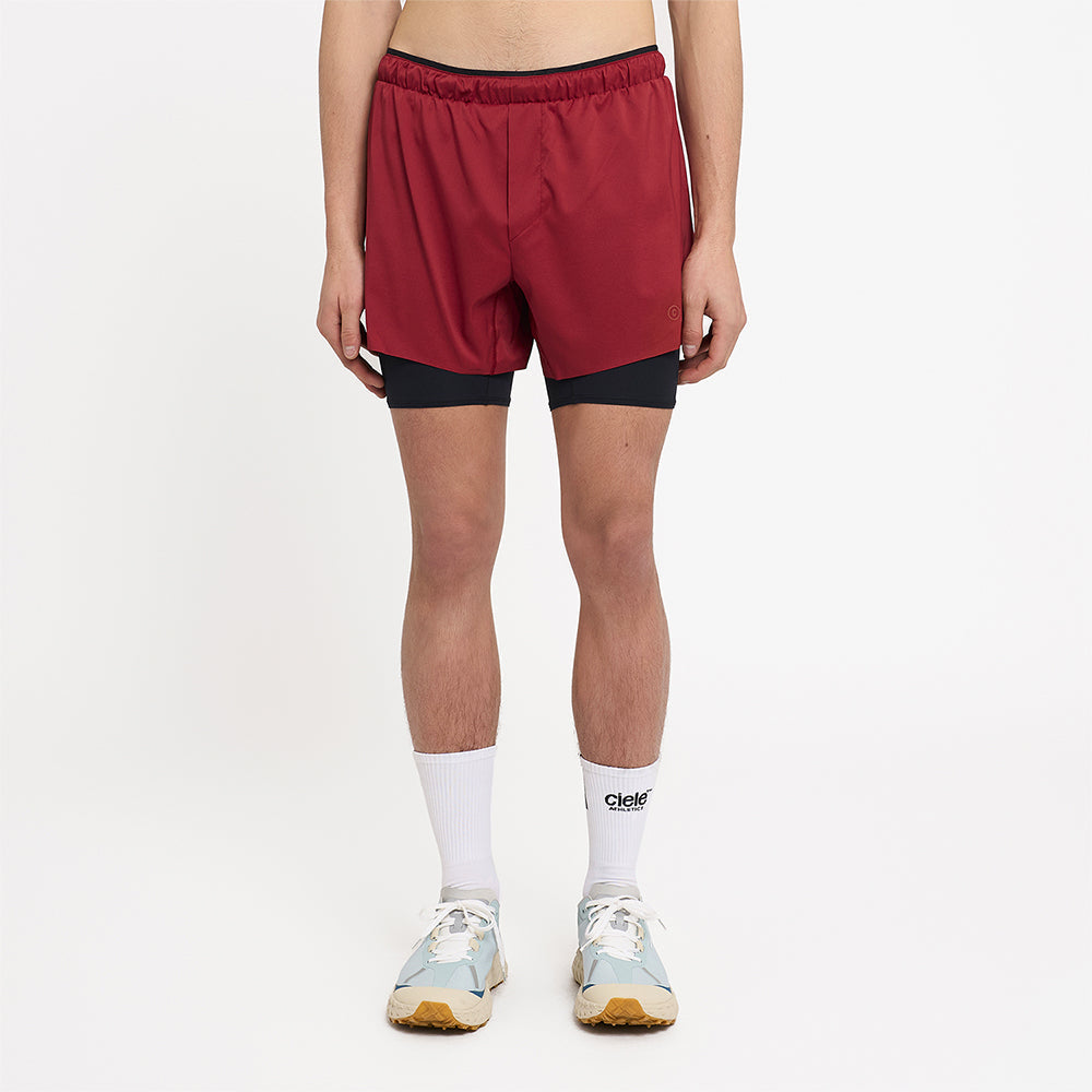 Ciele Athletics M DLYShort 5” Brief - Merlot - MENS シエルアスレチックス エヌ ディーエルワイショーツ 5インチ ブリーフ メルロー メンズ