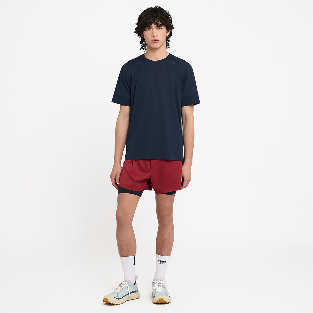 Ciele Athletics M DLYShort 5” Brief - Merlot - MENS シエルアスレチックス エヌ ディーエルワイショーツ 5インチ ブリーフ メルロー メンズ