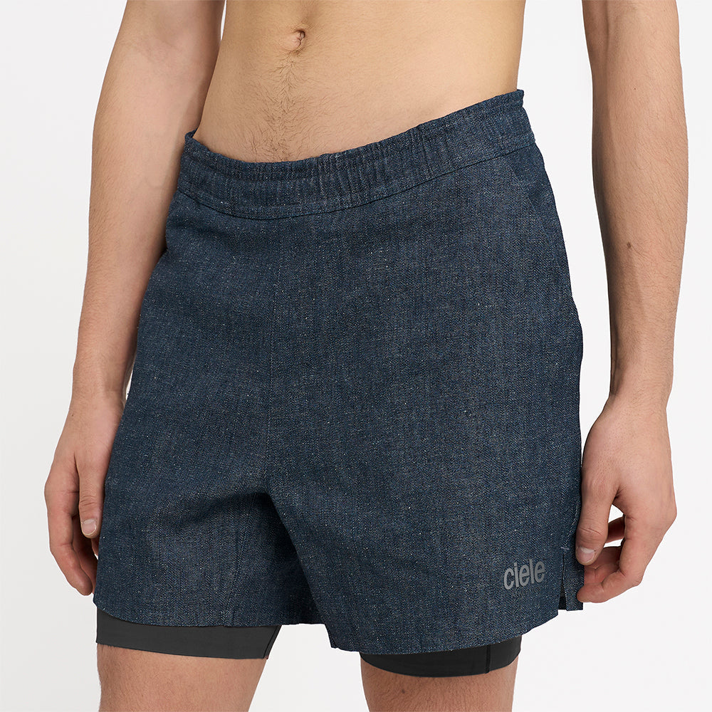 Ciele Athletics M WRKShort - Denim シエルアスレチックス メンズ ダブリューアールケーショーツ デニム