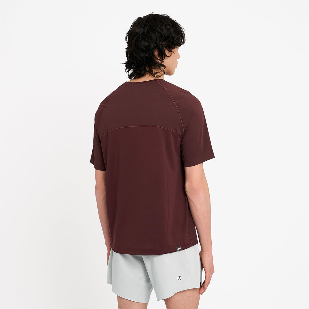 M DLYTShirt - Dark Wine Red - MENS