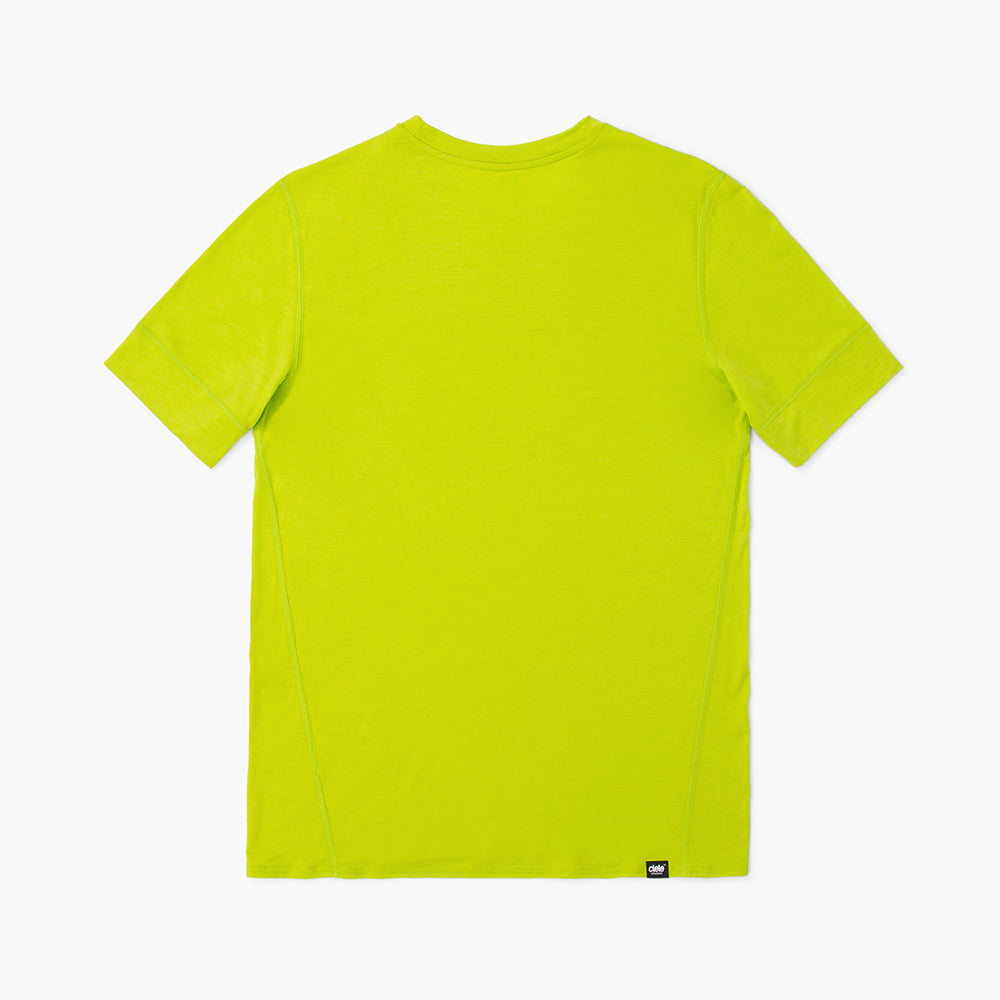 Ciele Athletics M HLSTshirt - Lime Green - MENS シエルアスレチックス メンズ エイチエルエスティーシャツ ライムグリーン