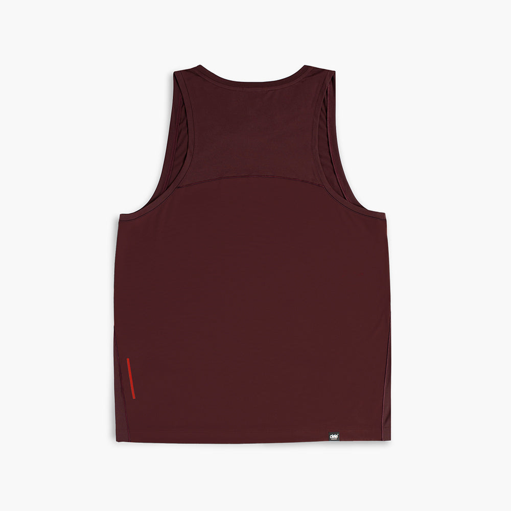 M DLYSinglet - Dark Wine Red - MENS