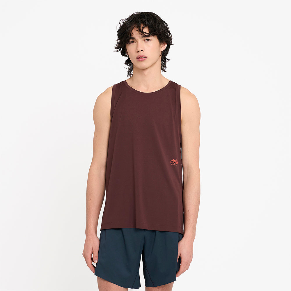 M DLYSinglet - Dark Wine Red - MENS