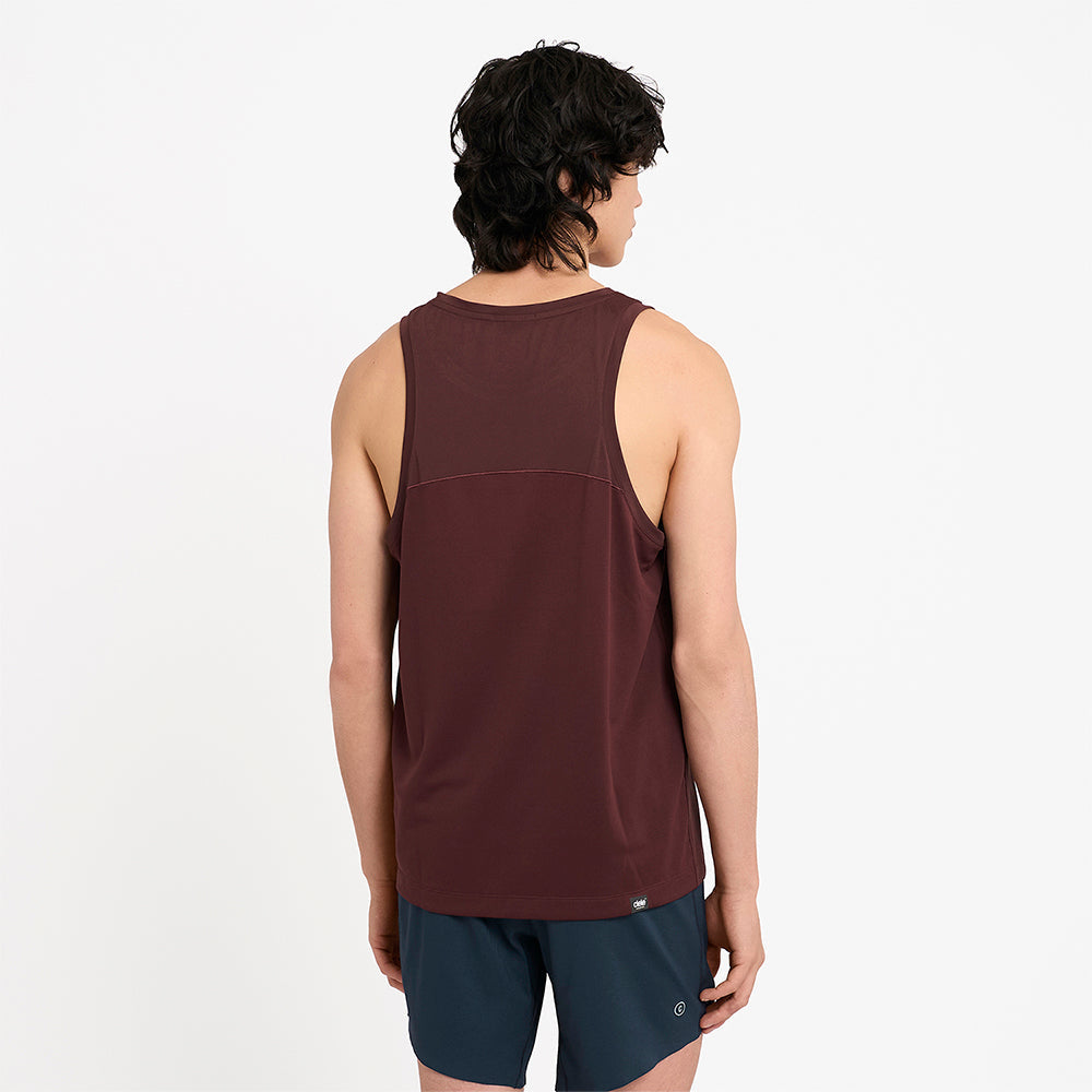 M DLYSinglet - Dark Wine Red - MENS
