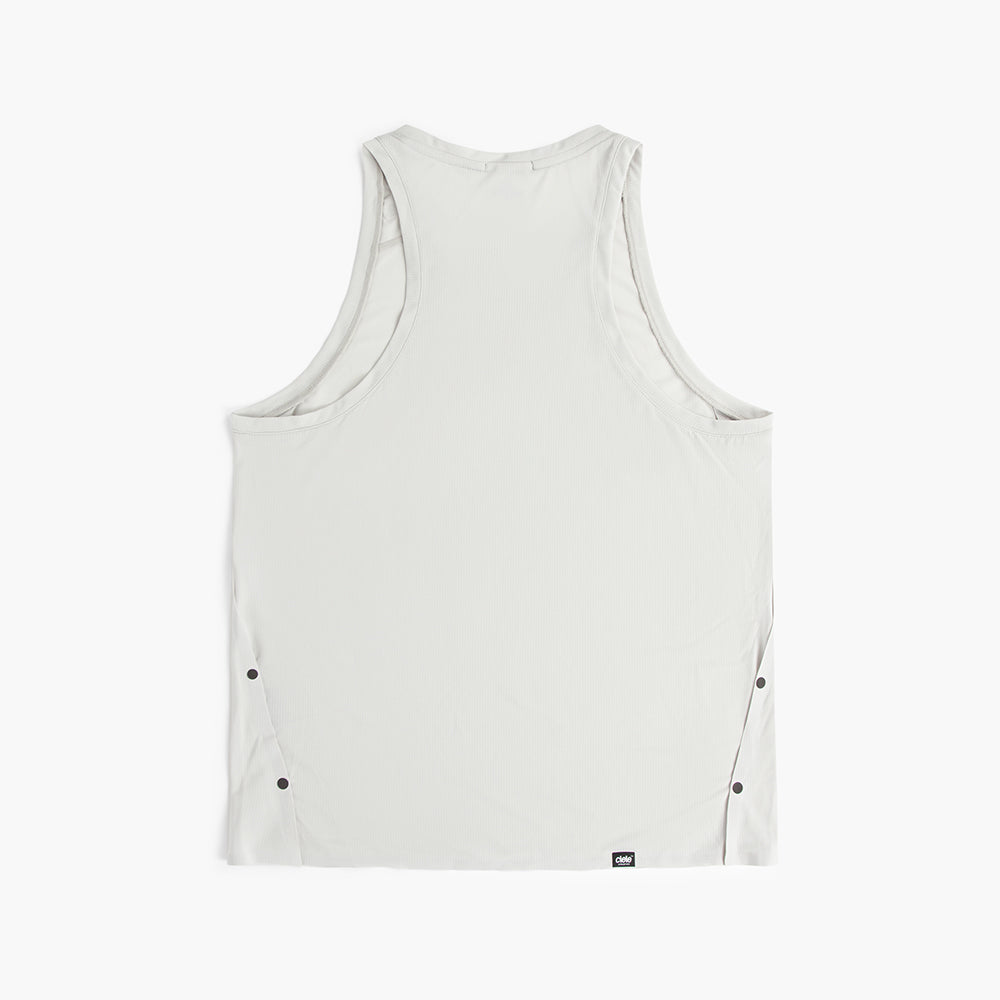 Ciele Athletics M FSTSinglet - Light Grey - MENS シエルアスレチックス エム エフエスティ―シングレット ライトグレー メンズ