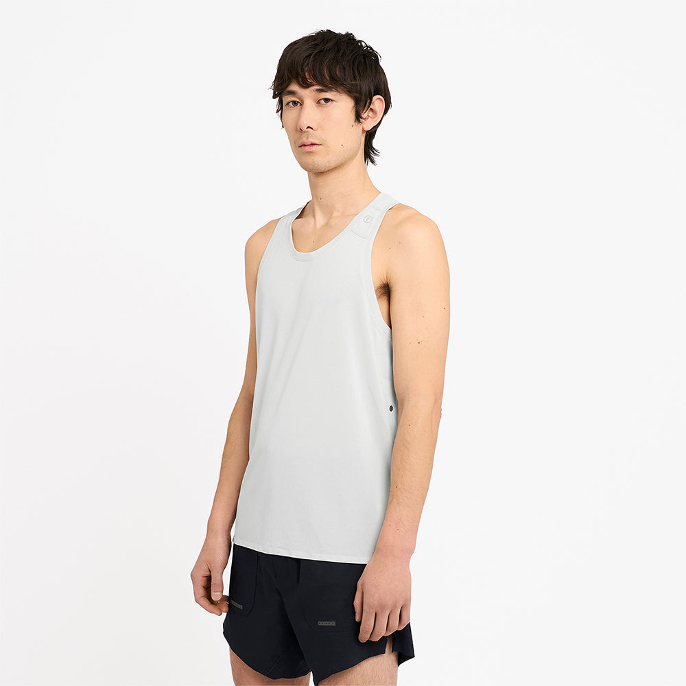 Ciele Athletics M FSTSinglet - Light Grey - MENS シエルアスレチックス エム エフエスティ―シングレット ライトグレー メンズ