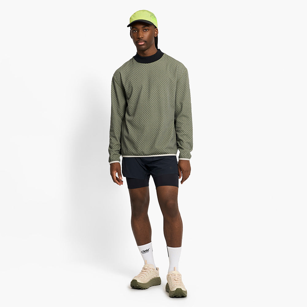 Ciele Athletics U VLVMockneck - Glade - UNISEX シエルアスレチックス ユニセックス ブイエルブイモックネック グレード