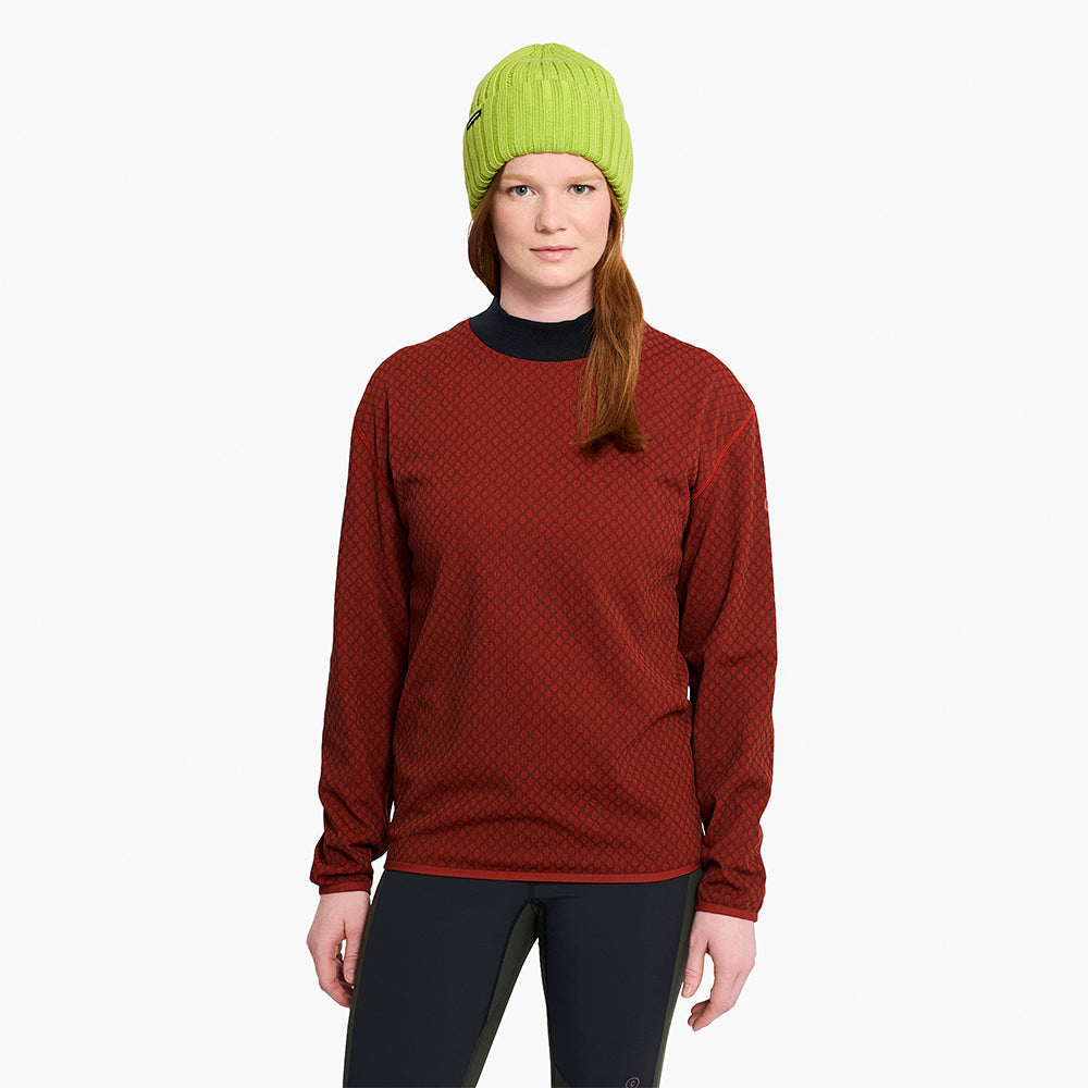 Ciele Athletics U VLVMockneck - Clay - UNISEX シエルアスレチックス ユニセックス ブイエルブイモックネック クレイ