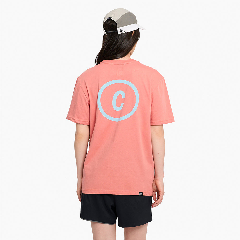 Ciele Athletics U ORTShirt - Everybody Run - Blossom - UNISEX  シエルアスレチックス ユー オーアールティシャツ エブリデイラン ブロッサム ユニセックス