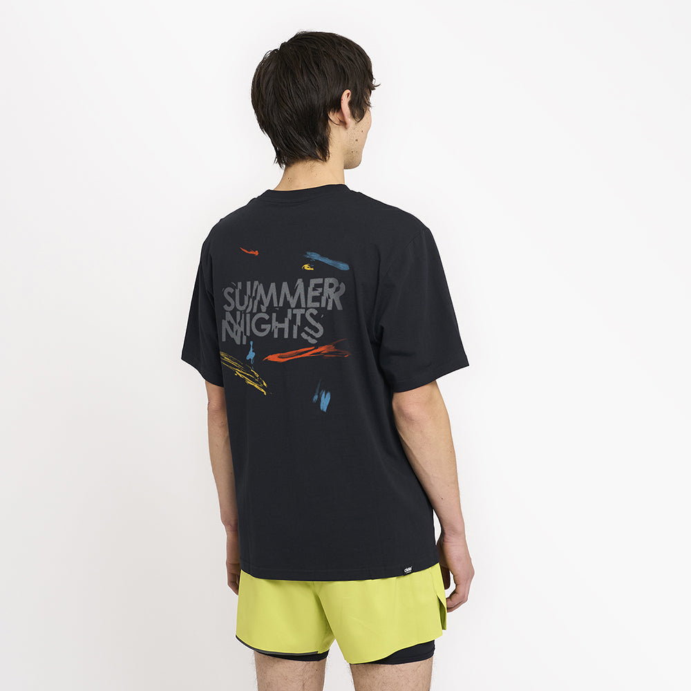 U ORTShirt - Summer Nights - Black - UNISEX シエルアスレチックス オーアールティ－シャツ サマーナイツ ブラック ユニセックス