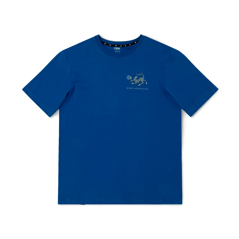 Ciele Athletics U ORTShirt - Cheetah - Azure - UNISEX シエル