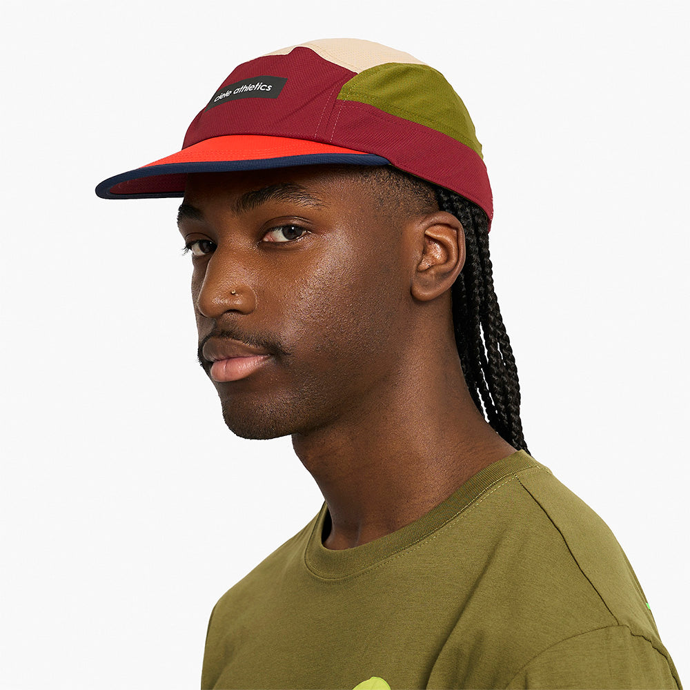 Ciele Athletics GOCap - Field - Iconic Bar - Crimson Red/Terrain  シエルアスレチックス ゴーキャップ フィールドアイコニックバー クリムゾンレッドテレイン