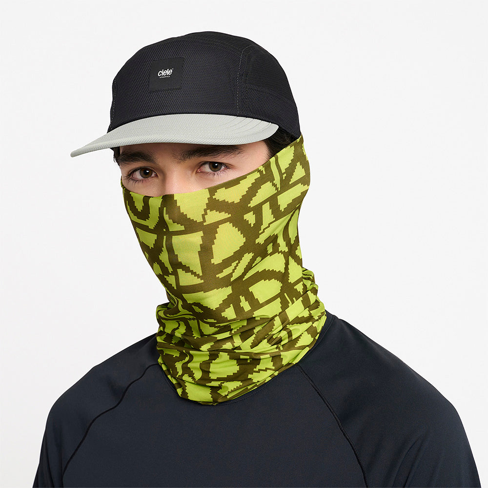 Ciele Athletics BFCollar - All Over Loopy Tile - Lime Green シエルアスレチックス ビーエフカラー オールオーバータイル ライムグリーン