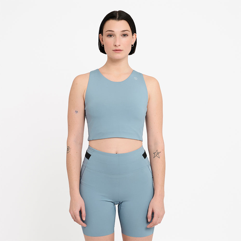 Ciele Athletics W FSTBra - Chambray - WOMENS  シエルアスレチックス ダブリュー エフエスティブラシャンブレ ウィメンズ 