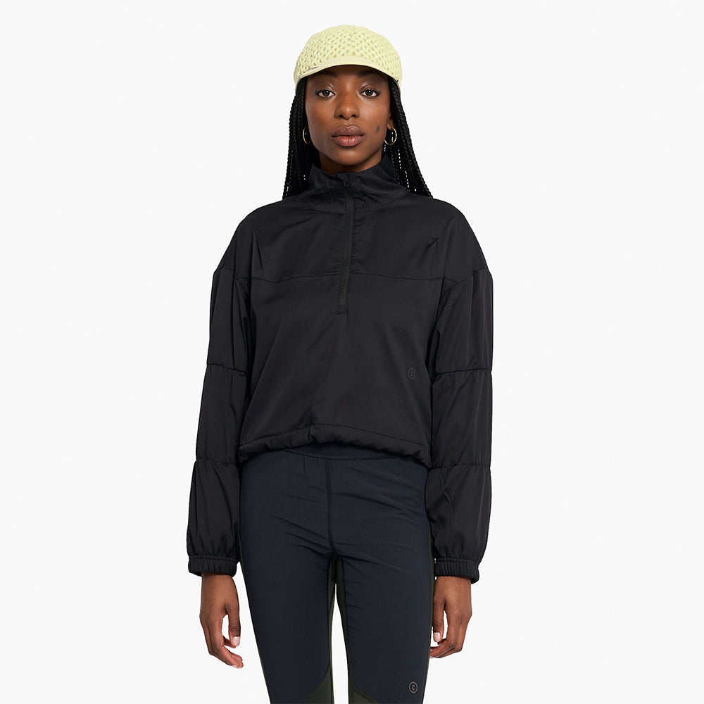 Ciele Athletics W VSLHalfzip - Black - WOMENS シエルアスレチックス ウィメンズ ブイエスエルハーフジップ ブラック