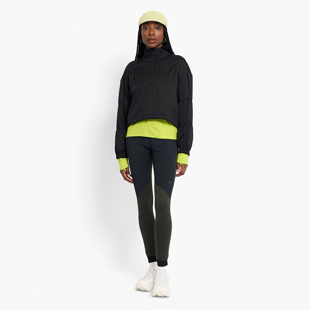 Ciele Athletics W VSLHalfzip - Black - WOMENS シエルアスレチックス ウィメンズ ブイエスエルハーフジップ ブラック