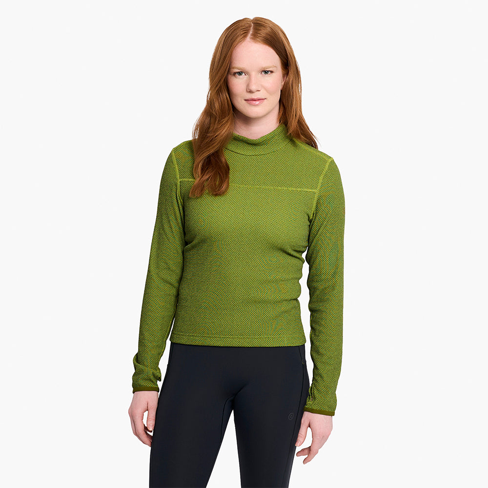 Ciele Athletics W IBTLongsleeve - Lime Green - WOMENS シエルアスレチックス ウィメンズ アイビーティーロングスリーブ ライムグリーン