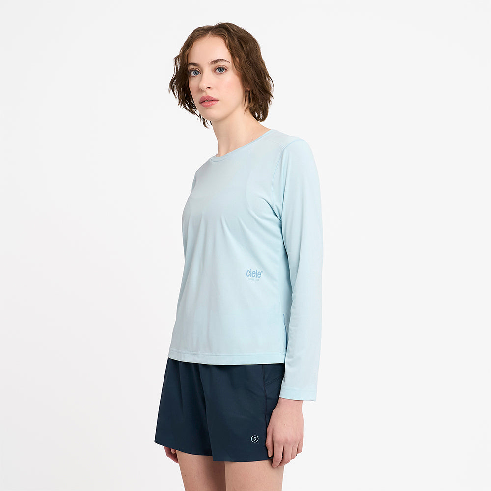 Ciele Athletics W DLYLongsleeve - Sky Blue - WOMENS シエルアスレチックス ウィメンズ ディーエルワイ ロングスリーブ スカイブルー