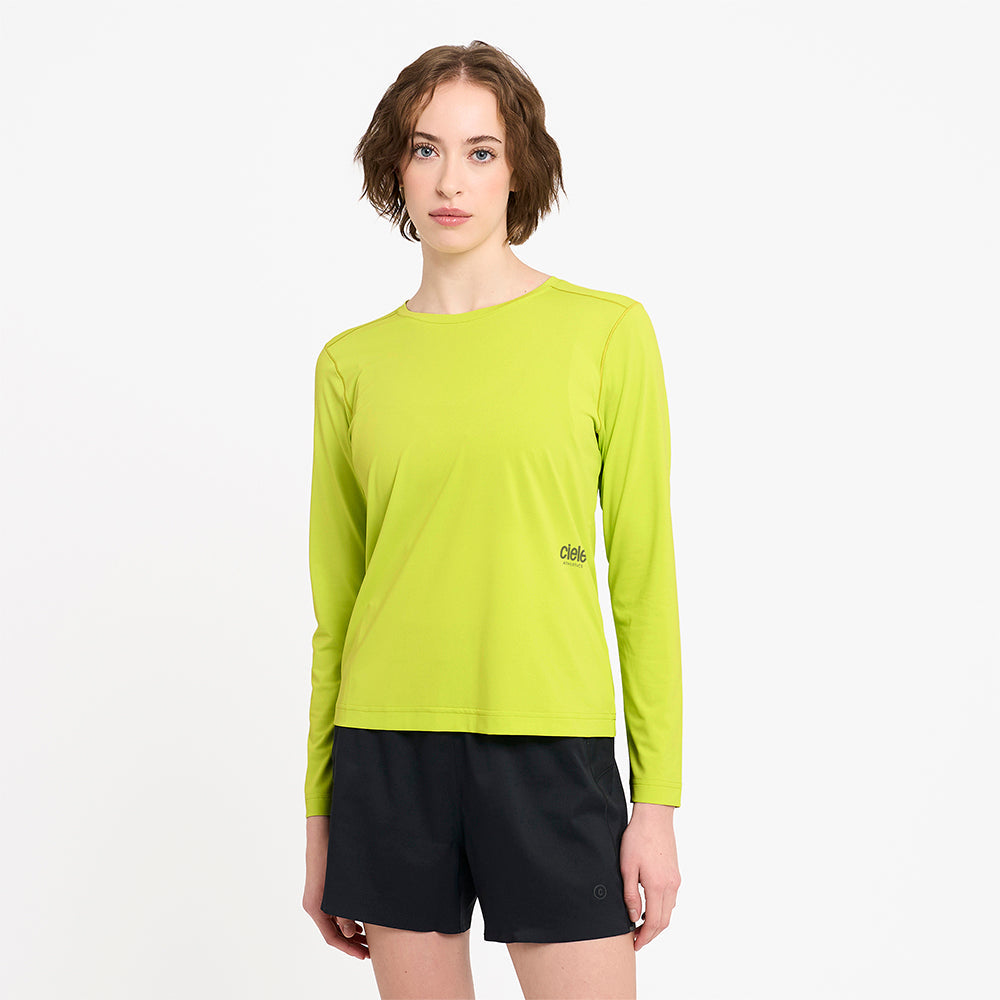 Ciele Athletics W DLYLongsleeve - Lime Green - WOMENS シエルアスレチックス ウィメンズ ディーエルワイ ロングスリーブ ライムグリーン
