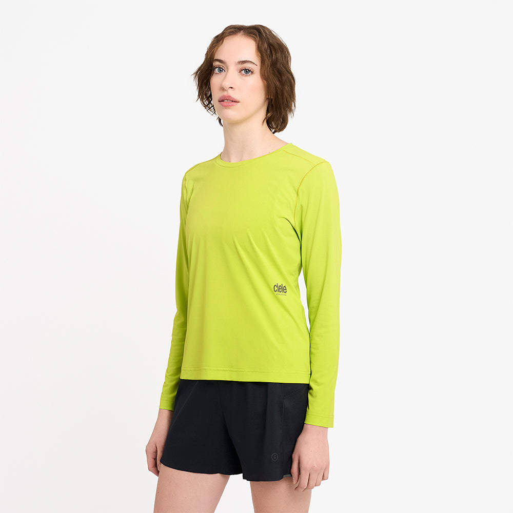 Ciele Athletics W DLYLongsleeve - Lime Green - WOMENS シエルアスレチックス ウィメンズ ディーエルワイ ロングスリーブ ライムグリーン