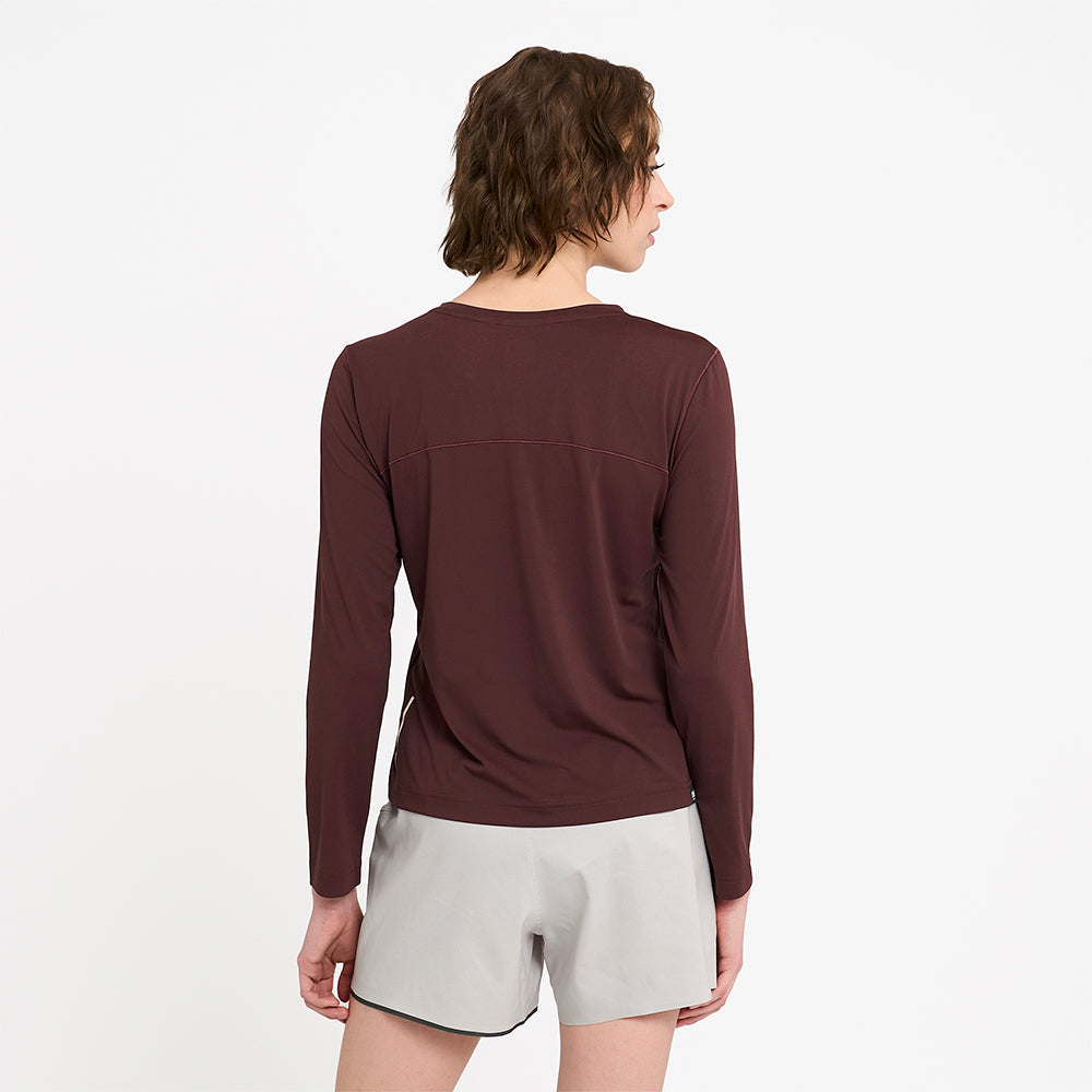 Ciele Athletics W DLYLongsleeve - Dark Wine Red - WOMENS シエルアスレチックス ウィメンズ ディーエルワイ ロングスリーブ ダークワインレッド