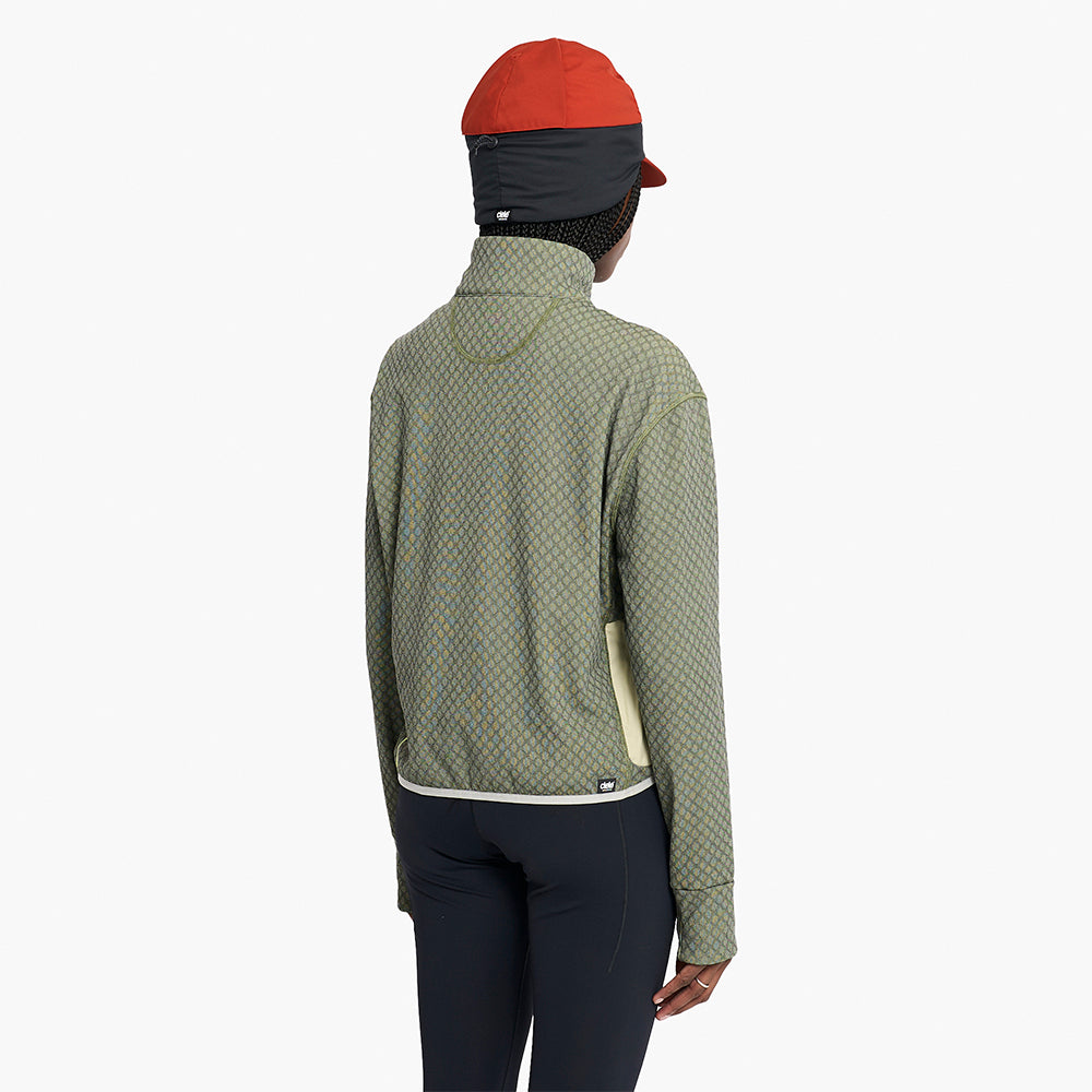 Ciele Athletics W VLVHalfzip - Glade - WOMENS シエルアスレチックス ウィメンズ ブイエルブイハーフジップ グレード