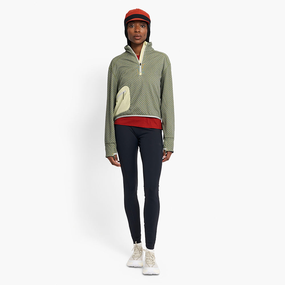 Ciele Athletics W VLVHalfzip - Glade - WOMENS シエルアスレチックス ウィメンズ ブイエルブイハーフジップ グレード