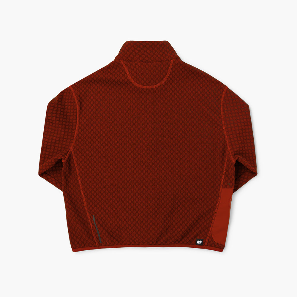 Ciele Athletics W VLVHalfzip - Clay - WOMENS シエルアスレチックス ウィメンズ ブイエルブイハーフジップ クレイ