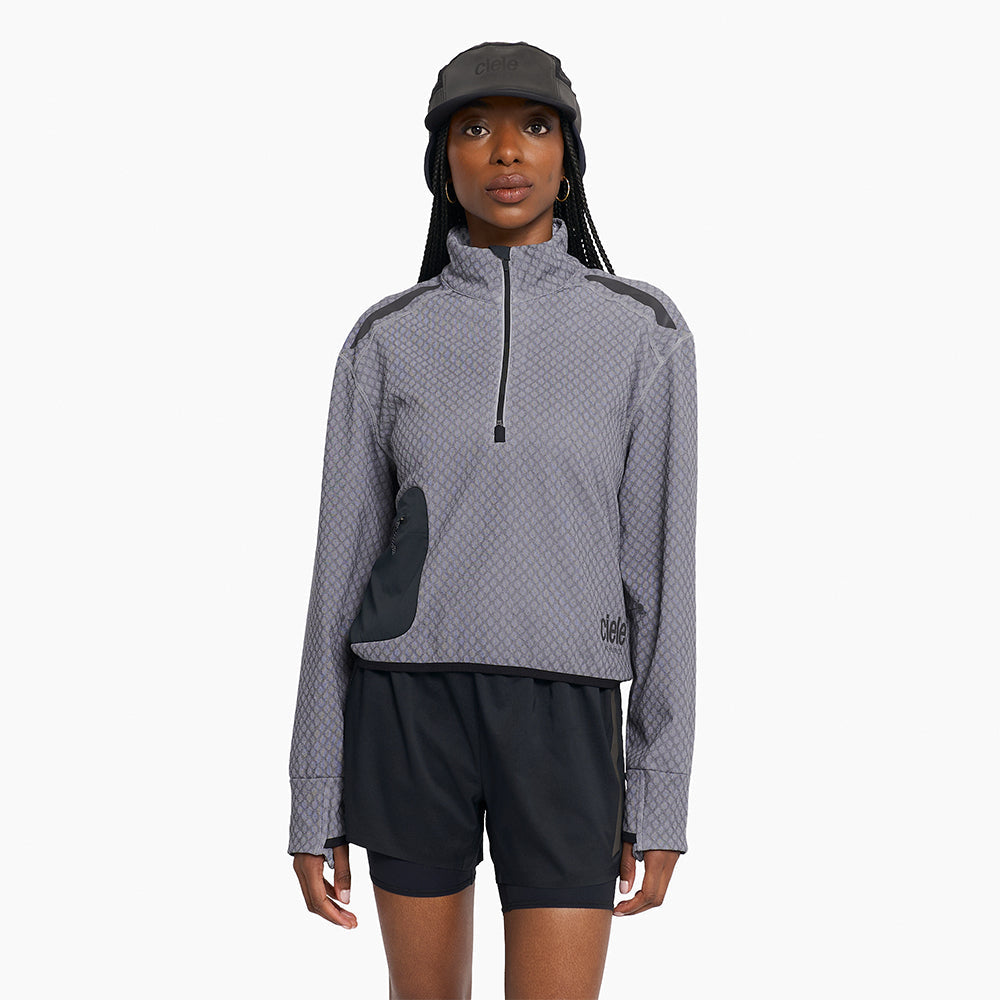 Ciele Athletics W VLVHalfzip - Nite Rite - WOMENS シエルアスレチックス ウィメンズ  ブイエルブイ ハーフジップ ナイトライト